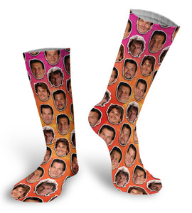 Patrick Swayze Faces Socks