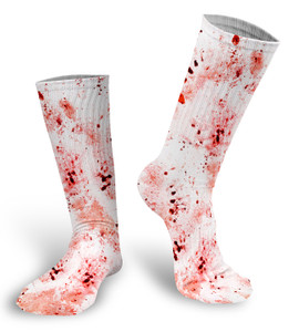  Blood Splatter Faces Socks