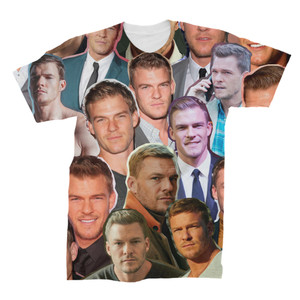 Alan Ritchson 3D Collage T-Shirt Alan Ritchson 3D Collage T-Shirt