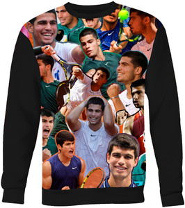 Carlos Alcaraz Photo Collage Sweatshirt Carlos Alcaraz Photo Collage Sweatshirt