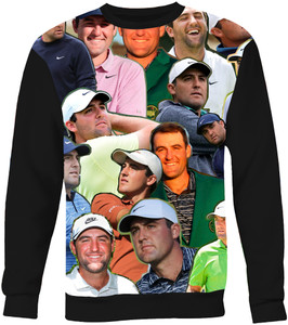 Scottie Scheffler Photo Collage Sweatshirt Scottie Scheffler Photo Collage Sweatshirt