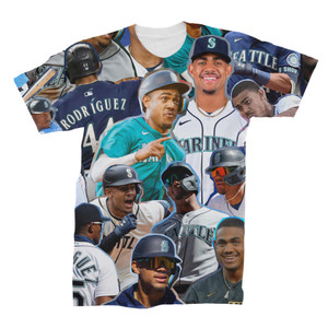 Julio Rodríguez3D Collage T-Shirt Julio Rodríguez3D Collage T-Shirt