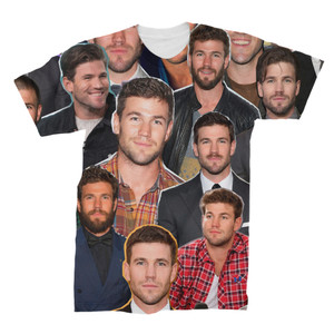 Austin Stowell  3D Collage T-Shirt  Austin Stowell  3D Collage T-Shirt