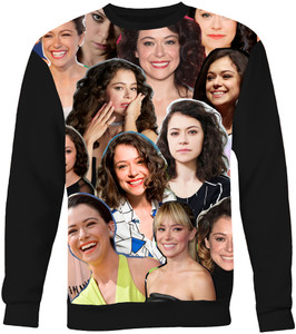 Tatiana Maslany Photo Collage Sweatshirt Tatiana Maslany Photo Collage Sweatshirt