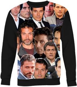 Rufus Sewell Photo Collage Sweatshirt Rufus Sewell Photo Collage Sweatshirt
