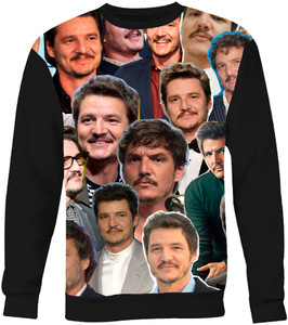 Pedro Pascal Photo Collage Sweatshirt Pedro Pascal Photo Collage Sweatshirt