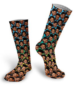 The Weeknd Faces Socks 