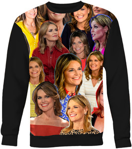 Savannah Guthrie Photo Collage Sweatshirt Savannah Guthrie Photo Collage Sweatshirt