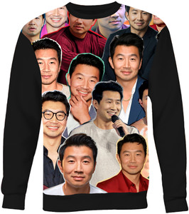 Simu Liu Photo Collage Sweatshirt Simu Liu Photo Collage Sweatshirt