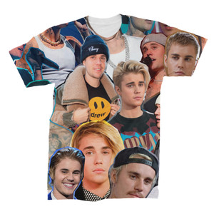 Justin Bieber 3D Collage T-Shirt Justin Bieber 3D Collage T-Shirt