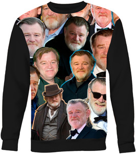 Brendan Gleeson Photo Collage Sweatshirt Brendan Gleeson Photo Collage Sweatshirt