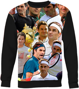 Roger Federer Photo Collage Sweatshirt   