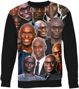 Lance Reddick Photo Collage Sweatshirt Lance Reddick Photo Collage Sweatshirt