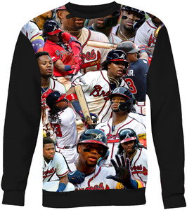 Ronald Acuña Jr. Photo Collage Sweatshirt Ronald Acuña Jr. Photo Collage Sweatshirt