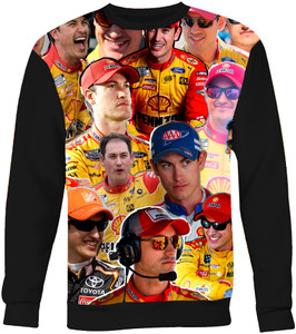 Joey Logano Photo Collage Sweatshirt Joey Logano Photo Collage Sweatshirt