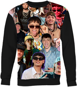 Peso Pluma Photo Collage Sweatshirt Peso Pluma Photo Collage Sweatshirt
