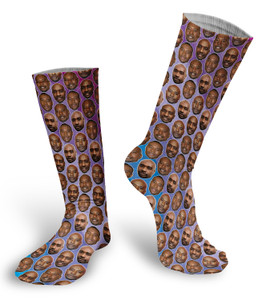 Morris Chestnut faces socks
