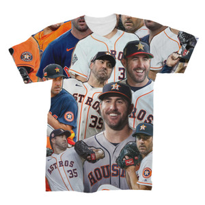 Justin Verlander 3D Collage T-Shirt Justin Verlander 3D Collage T-Shirt