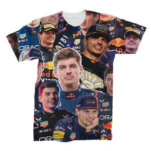 Max Verstappen3D Collage T-Shirt Max Verstappen3D Collage T-Shirt