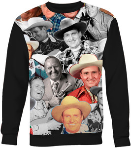 Gene Autry Photo Collage Sweatshirt     Gene Autry Photo Collage Sweatshirt