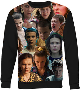 Eleven (From Stranger Things) photo Collage Sweatshirt   