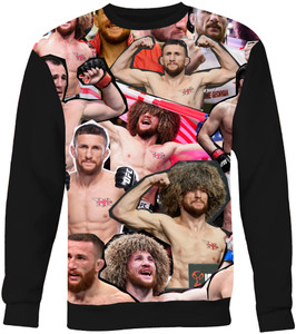 Merab Dvalishvili photo Collage Sweatshirt Merab Dvalishvili photo Collage Sweatshirt
