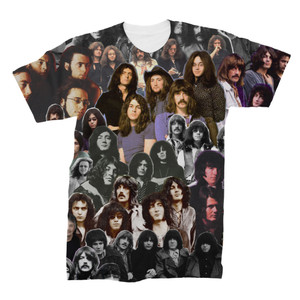 Deep Purple 3D Collage Face T-Shirt Deep Purple 3D Collage Face T-Shirt