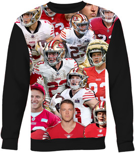 Christian McCaffrey photo Collage Sweatshirt   