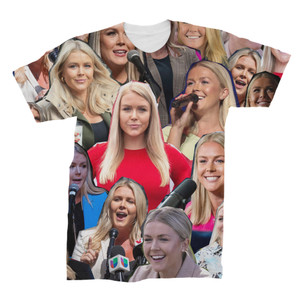 Karoline Leavitt 3D Collage Face T-Shirt 