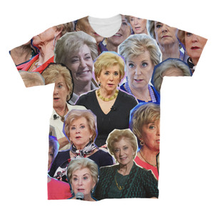 Linda McMahon 3D Collage Face T-Shirt Linda McMahon 3D Collage Face T-Shirt