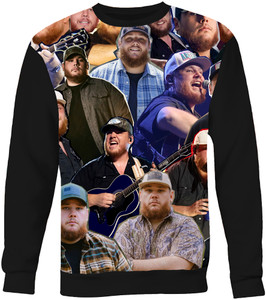 Luke Combs  photo Collage Sweatshirt   