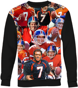 John Elway photo Collage Sweatshirt    