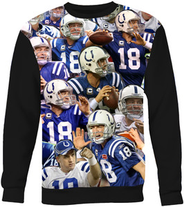 Peyton Manning photo Collage Sweatshirt    