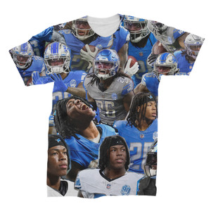 Jahmyr Gibbs 3D Collage Face T-Shirt Jahmyr Gibbs 3D Collage Face T-Shirt
