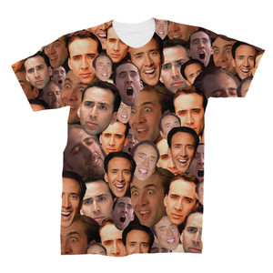 Nicolas Cage tshirt Nicolas Cage tshirt
