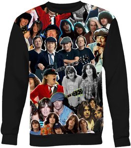 AC_DC photo Collage Sweatshirt    