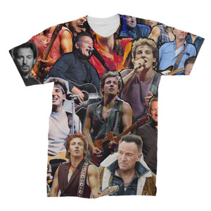 Bruce Springsteen 3D Collage Face T-Shirt