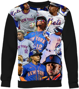 Francisco Lindor Photo Collage Sweatshirt Francisco Lindor Photo Collage Sweatshirt