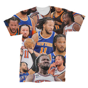 Jalen Brunson 3D Collage Face T-Shirt