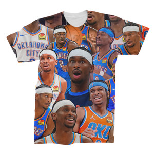 Shai Gilgeous Alexander 3D Collage Face T-Shirt