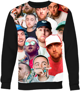 Mac Miller Photo Collage Sweatshirt