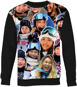 Chloe Kim Photo Collage Sweatshirt