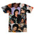 Michael Jackson 3D Collage Face T-Shirt