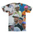 Tony Finau 3D Collage T-Shirt back