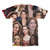 Lily Collins 3D Collage T-Shirt back