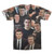 Lex Fridman 3D Collage Face T-Shirt back
