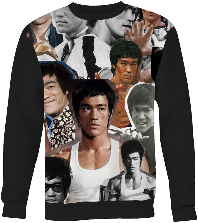 Bruce Lee Photo Collage Sweatshirt