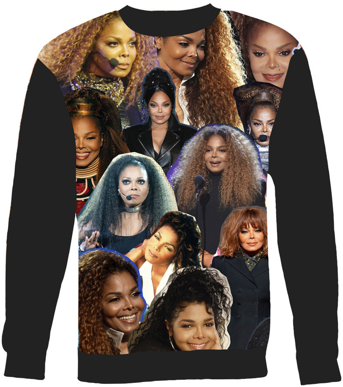 Janet Jackson Photo Collage Sweatshirt