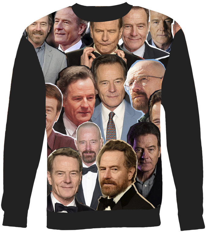 Bryan Cranston Photo Collage Sweatshirt