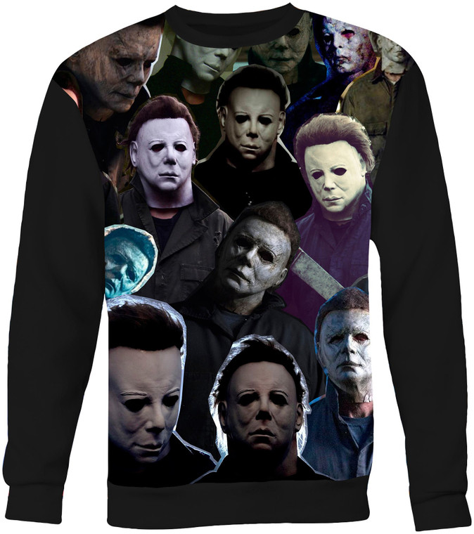 Michael Myers Photo Collage Sweatshirt